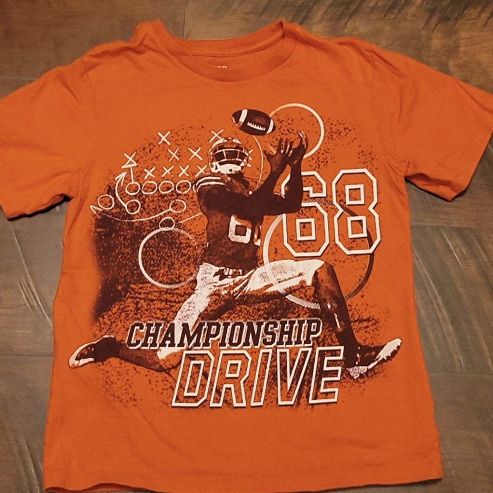 Burnt Orange Football Shirt